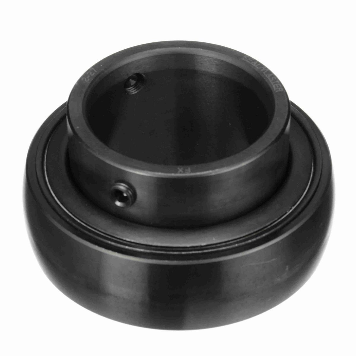 Sealmaster Mounted Insert Only Ball Bearing - 52100 Bearing Steel, Black Oxided - Setscrew Lock - 2-27