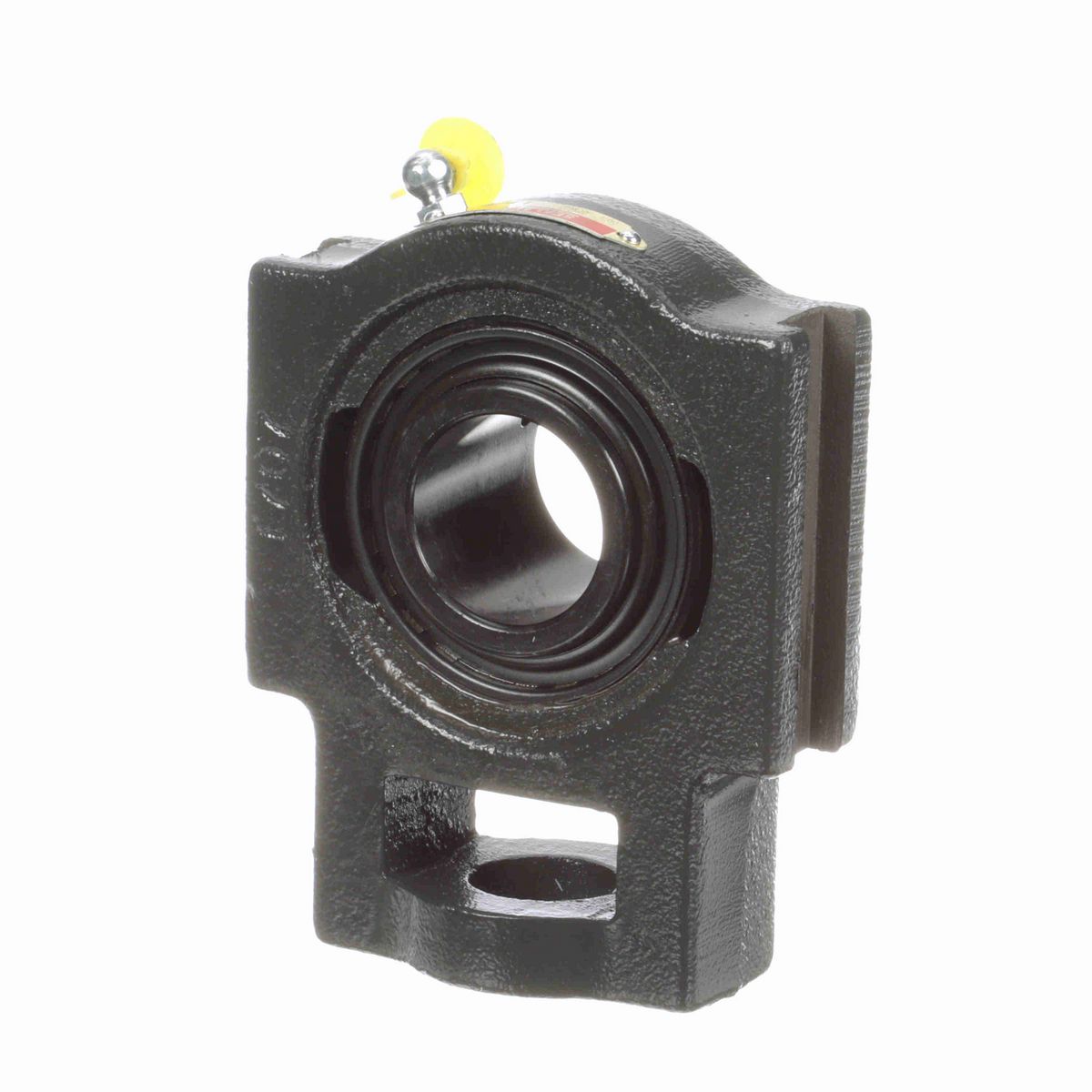 Sealmaster Mounted Cast Iron Wide Slot Take Up Ball Bearing - 52100 Bearing Steel, Black Oxided - Setscrew Lock - ST-25C