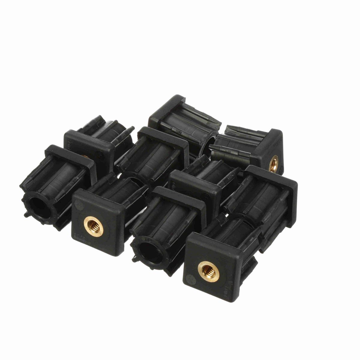 System Plast Tube End (Square); Series: VG-553, Thread: 3/8-16 for a 1-1/2 Sq. Tube - VG-553-B38