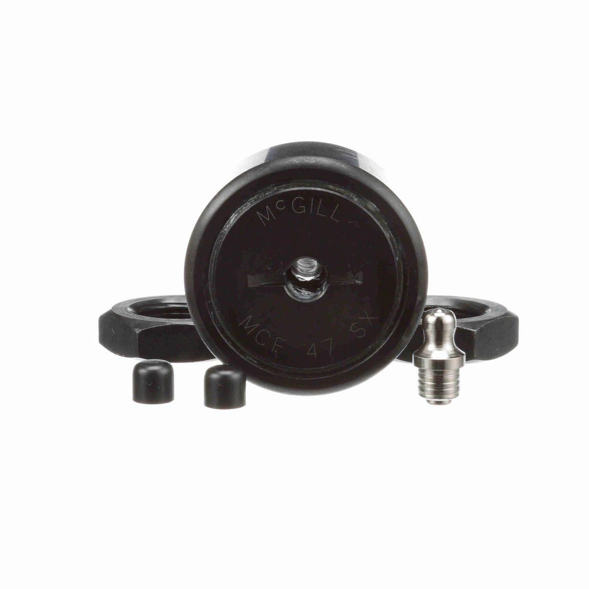 Опорный ролик с цапфой McGill CAMROL MCF 47 SX, цилиндрический, с уплотнением, со шлицем под отвёртку, метрический