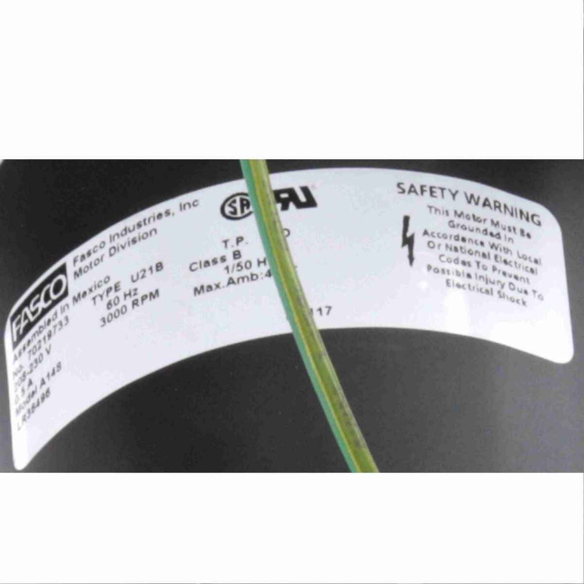 FASCO Rectangular Outlet Shaded Pole OEM Replacement Draft Inducer Blower, 208-230 Volts, Flange: No - A148