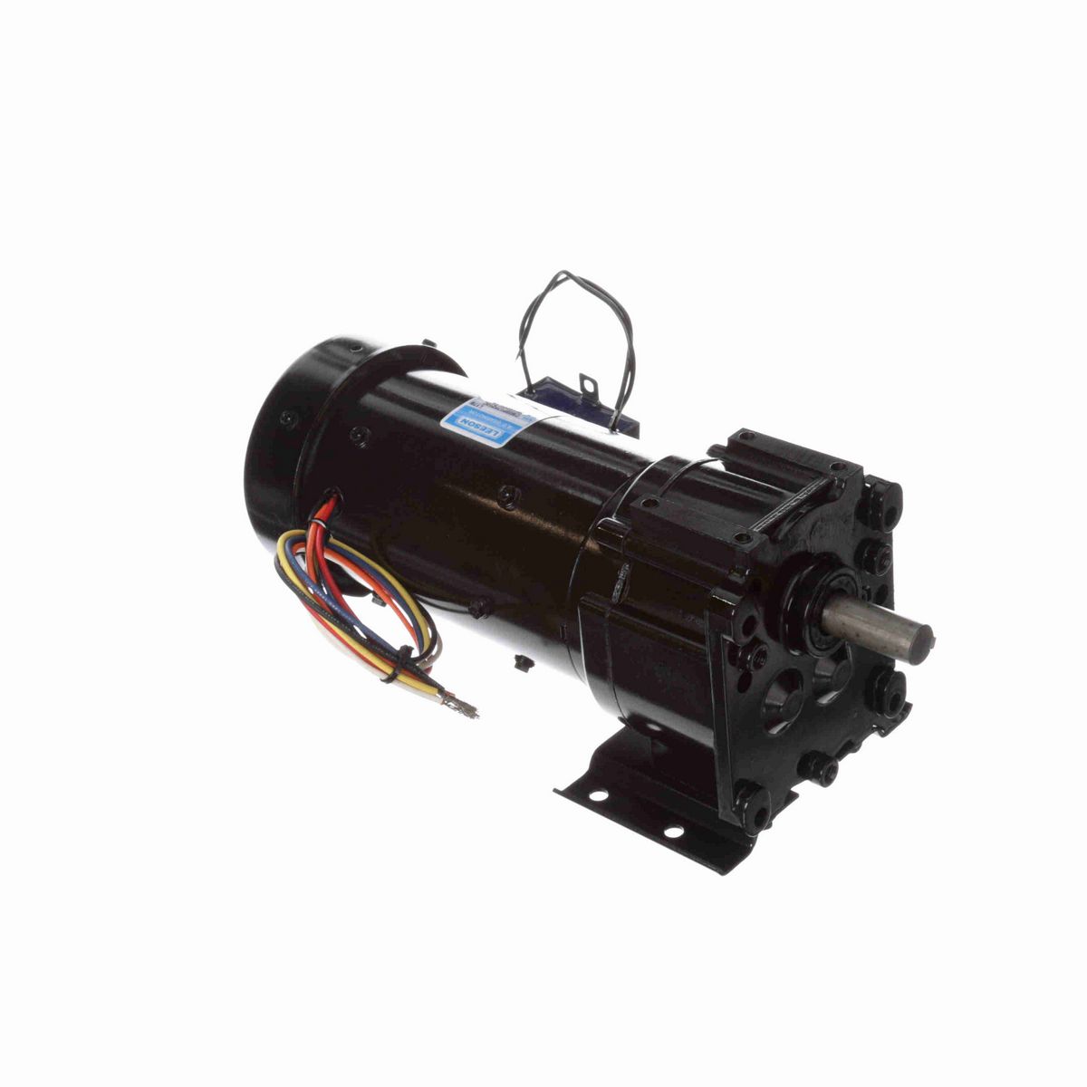LEESON Parallel Shaft Gearmotor, 0.16 HP, 1 Ph, 60 Hz, 115 V, 30 RPM, 38 Frame, TEFC - M1145031.00