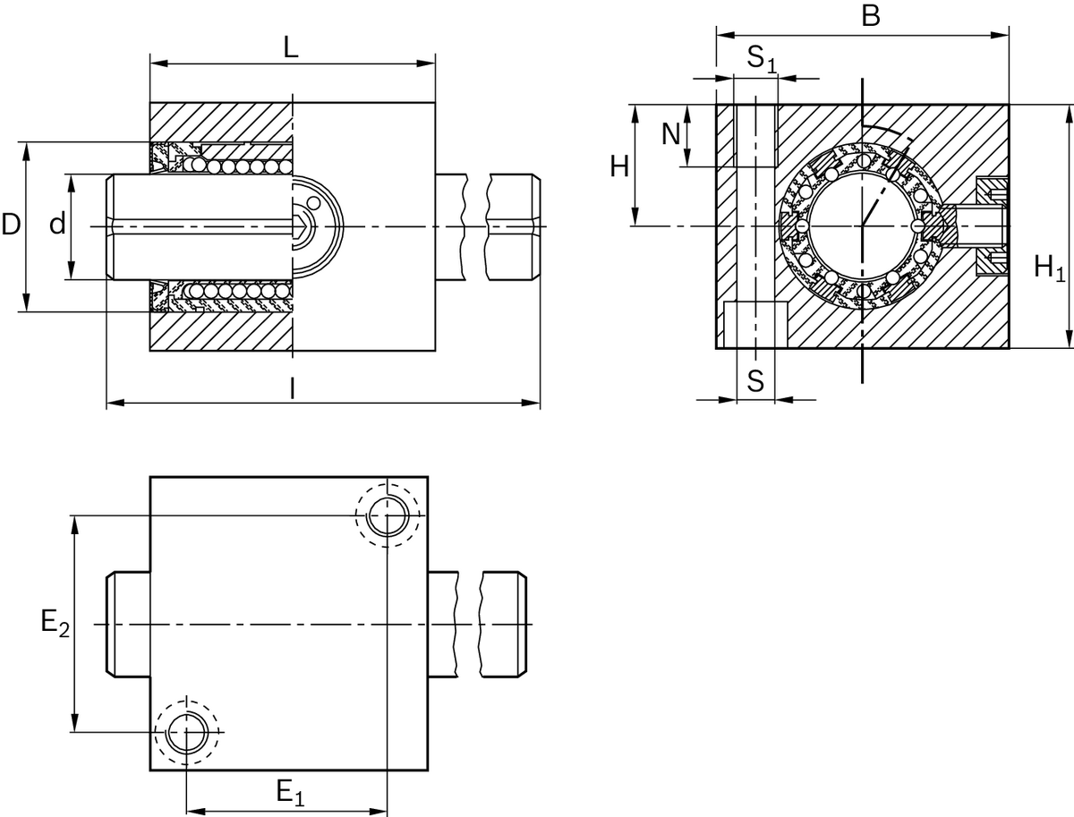 Линейный комплект Bosch Rexroth LSSDR1-16-WV-400 [R109621680]