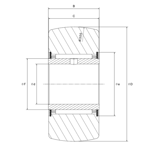 Опорный ролик с внутренним кольцом NTN NA22/6LL/3AS