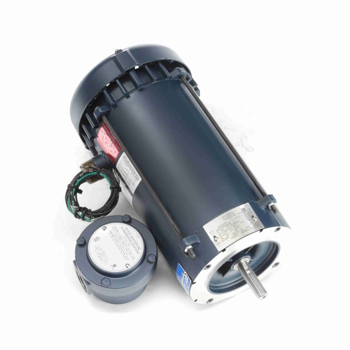 LEESON Explosion Proof Motor, 3 & 2 HP, 3 Ph, 60 & 50 Hz, 208-230/460 & 190/380 V, 3600 & 3000 RPM, 56C Frame, EPFC - 119435.00