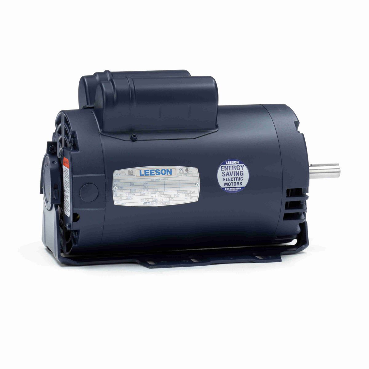 LEESON Special Voltage Motor, 2 HP, 1 Ph, 50 Hz, 220 V, 1500 RPM, 56H Frame, DP - 114233.00