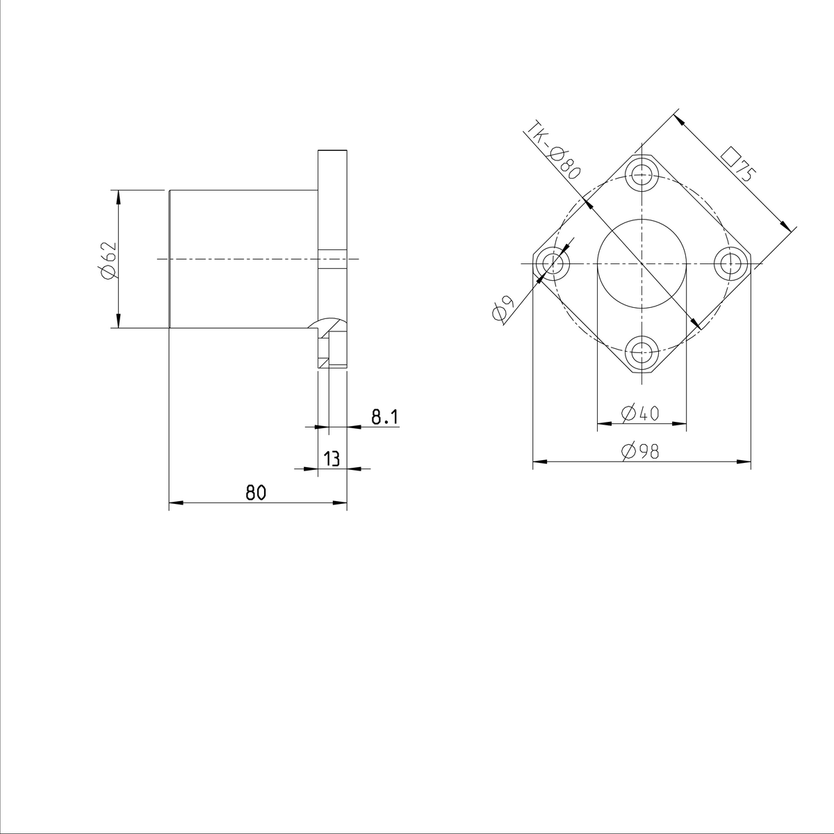 Фланцевая линейная втулка Bosch Rexroth KBMF-40-DD-NR [R074024030]