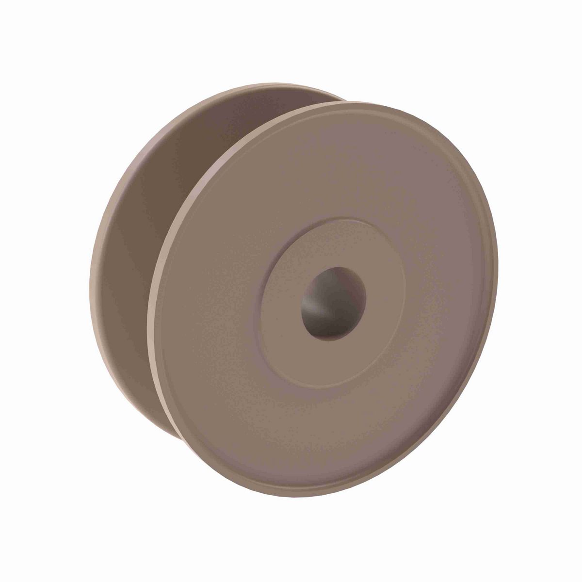 Rexnord 820 Series Solid One Piece Molded Tan Low Friction Idler Wheel with 27 Teeth and 1-1/4in Round Idler Bore - 101-9655-4