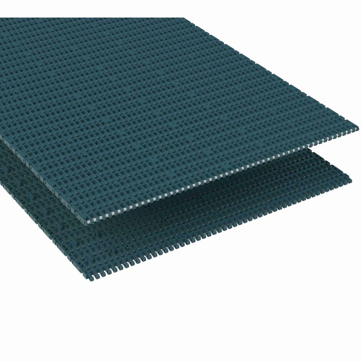 Rexnord 1000FG Straight Running Flush Grid, Material: Green Low Friction Acetal, Width: 170mm, Pitch: 1in - 874.43.11