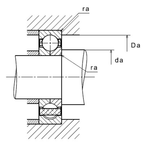 Шарикоподшипник с четырехточечным контактом NTN QJ311