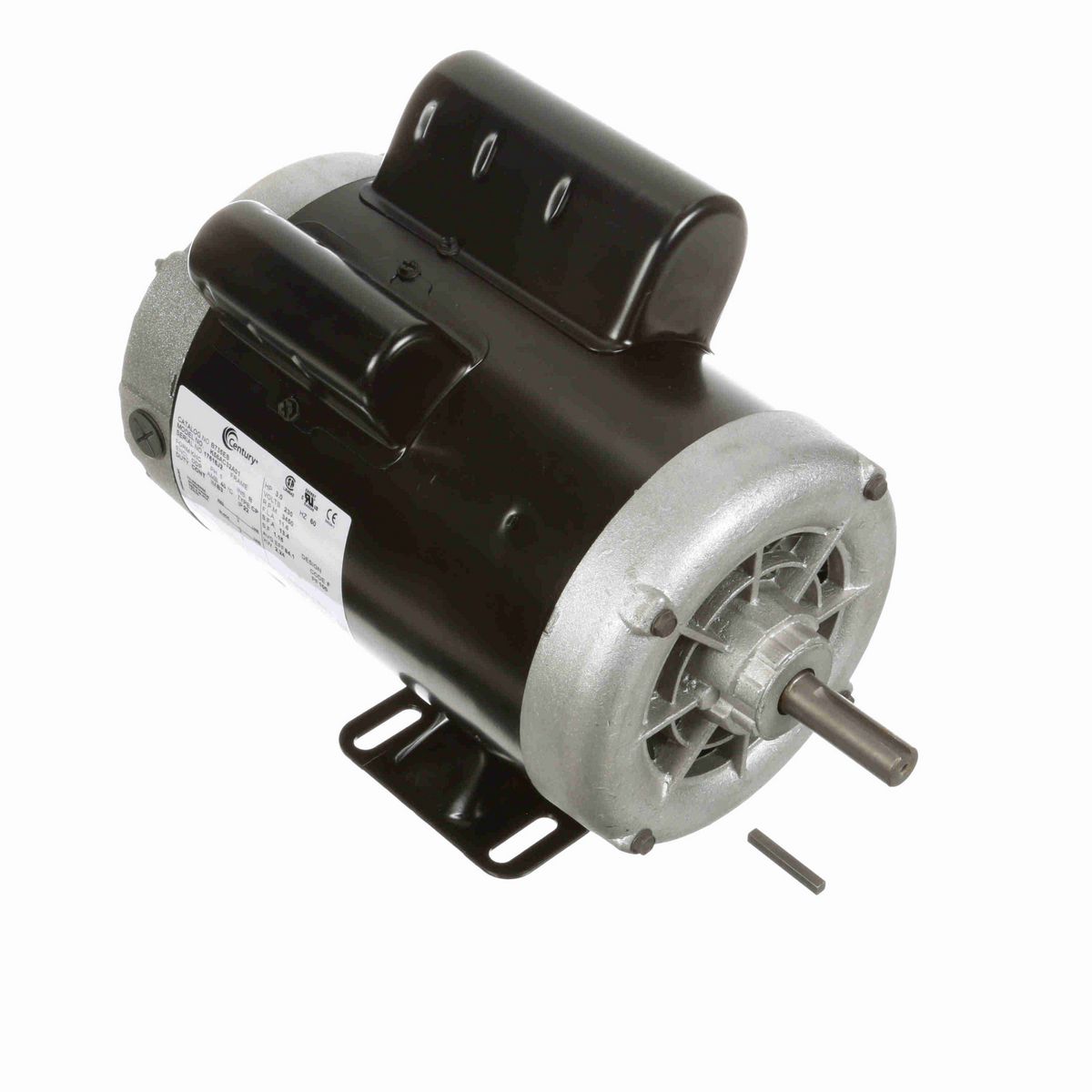 Century General Purpose Motor, 3.0 HP, 1 Ph, 60 Hz, 230 V, 3600 RPM, 56 Frame, ODP - B735ES