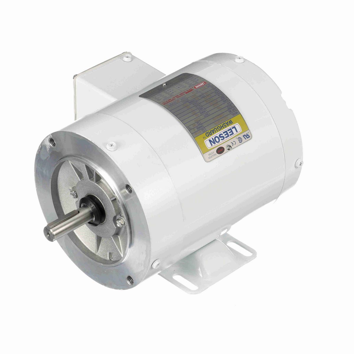 LEESON White Duck™ General Purpose Motor, 0.50 HP, 3 Ph, 60 Hz, 230/460 V, 3600 RPM, 56C Frame, TENV - 113588.00