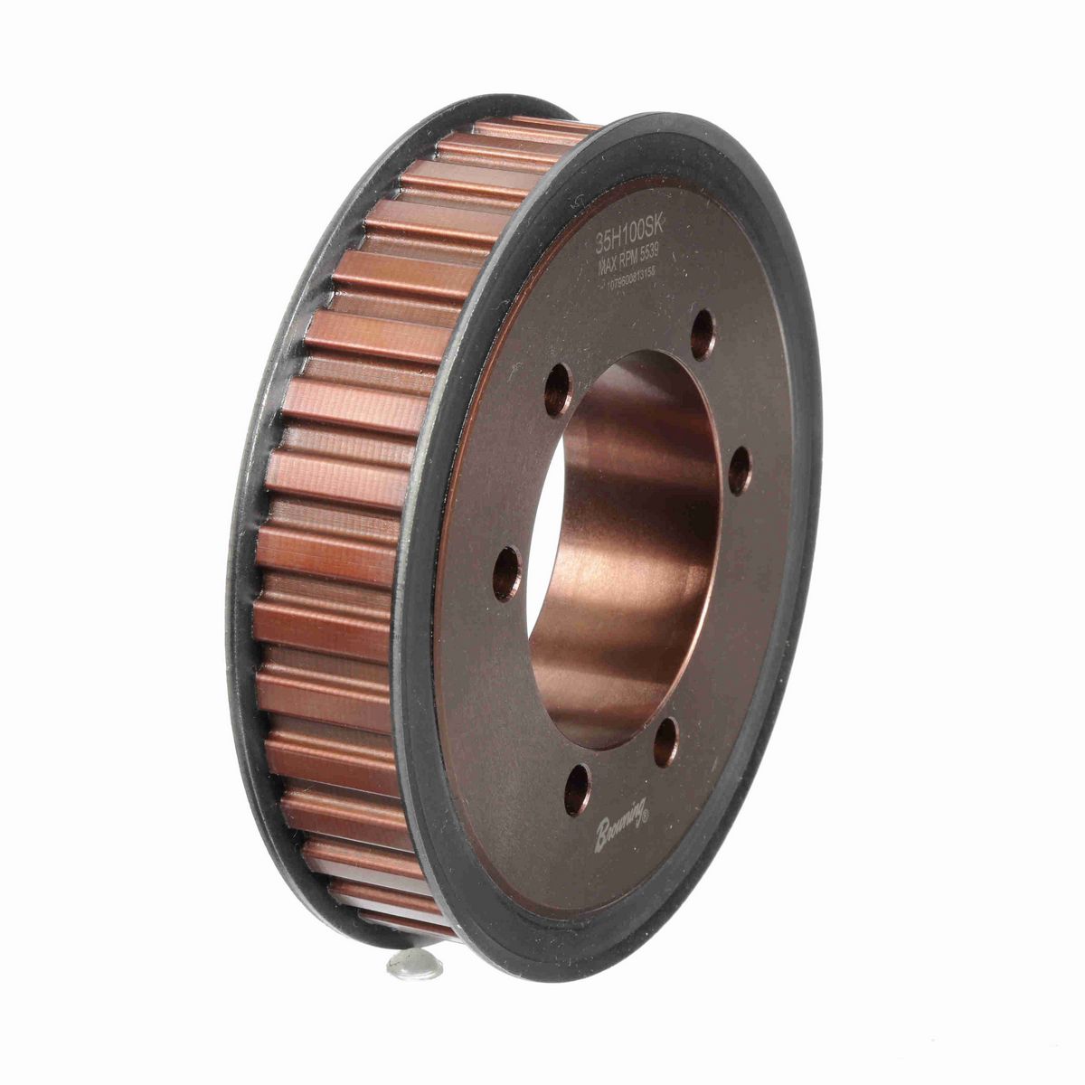 Browning Steel Bushed Bore Gearbelt Pulley - 35H100SK