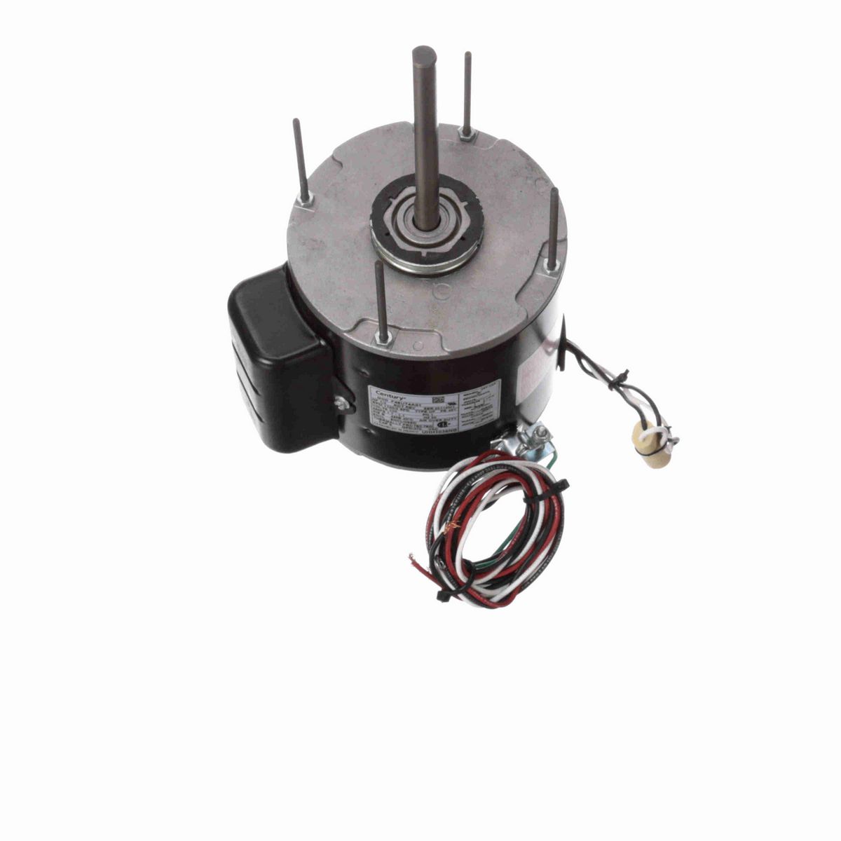 Century Unit Heater Motor, 1/3 HP, 1 Ph, 60 Hz, 230 V, 1100 RPM, 2 Speed, 48 Frame, TEAO - UHH1036NB