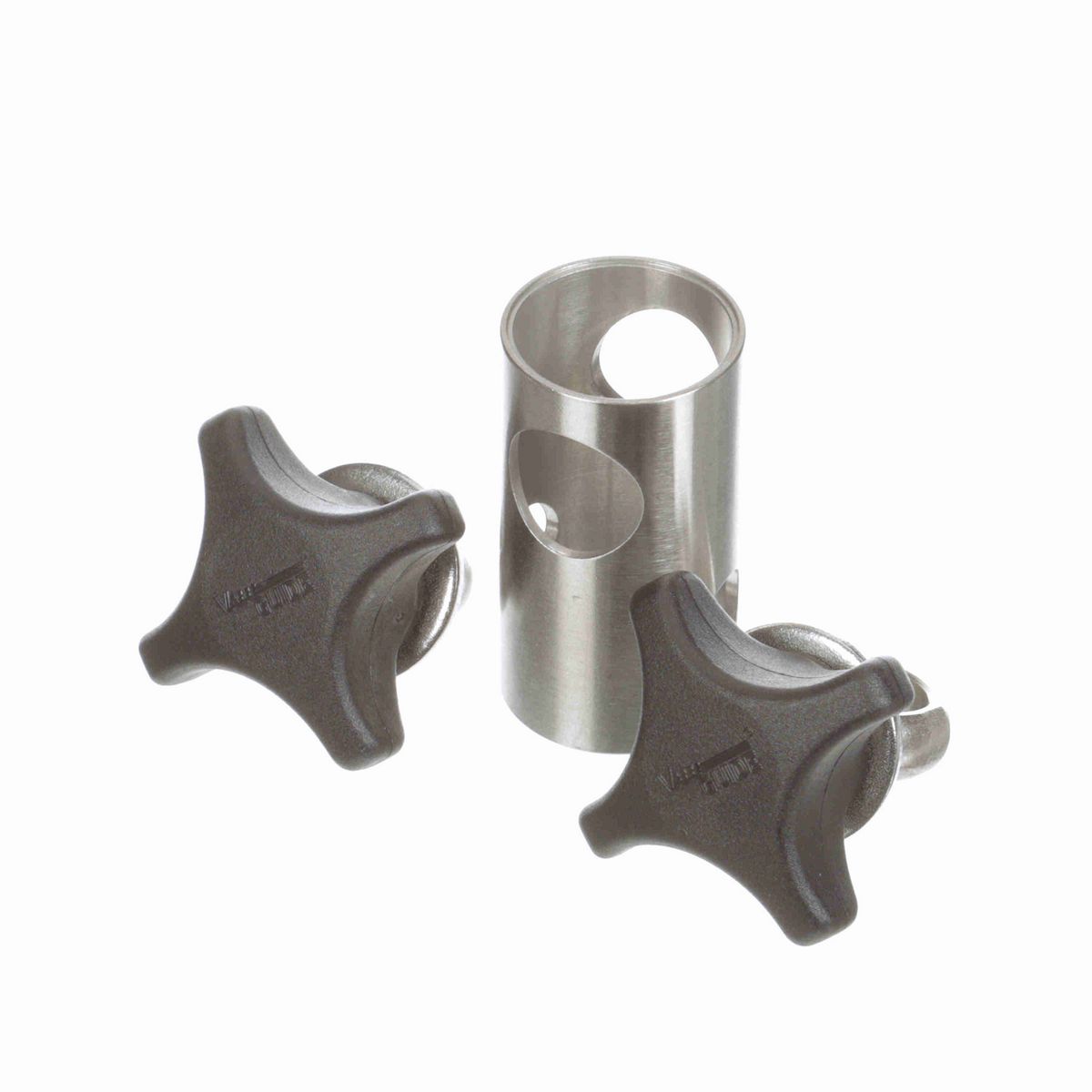 System Plast Cross Block for 1/2-in round x 3/4-in round w/ 2 Knobs - VG-621S-12-34