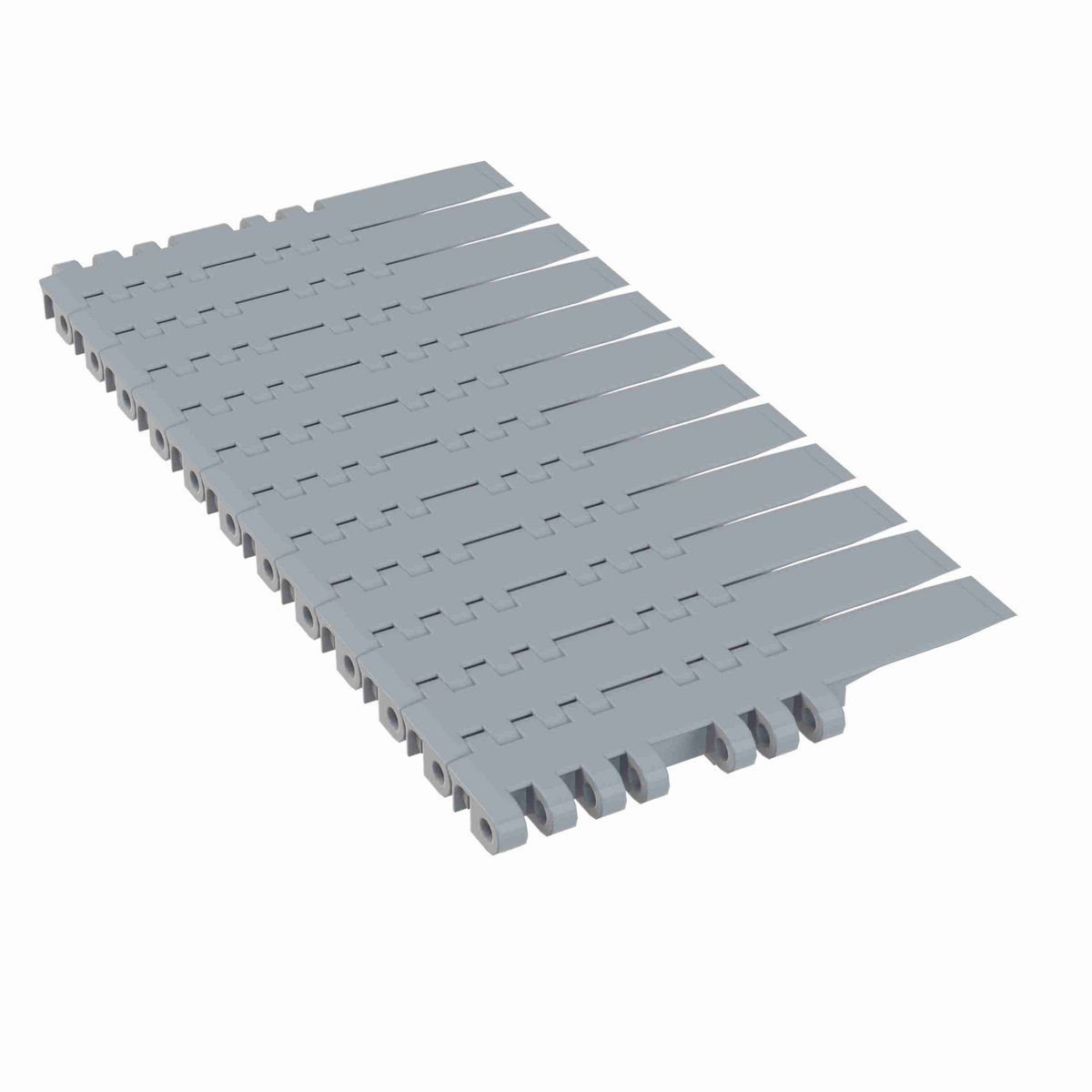 Rexnord 7705DTS Straight Running DTS®, Material: Silver Platinum Series™ X, Width: 4.5in, Pitch: 1in - 10295777