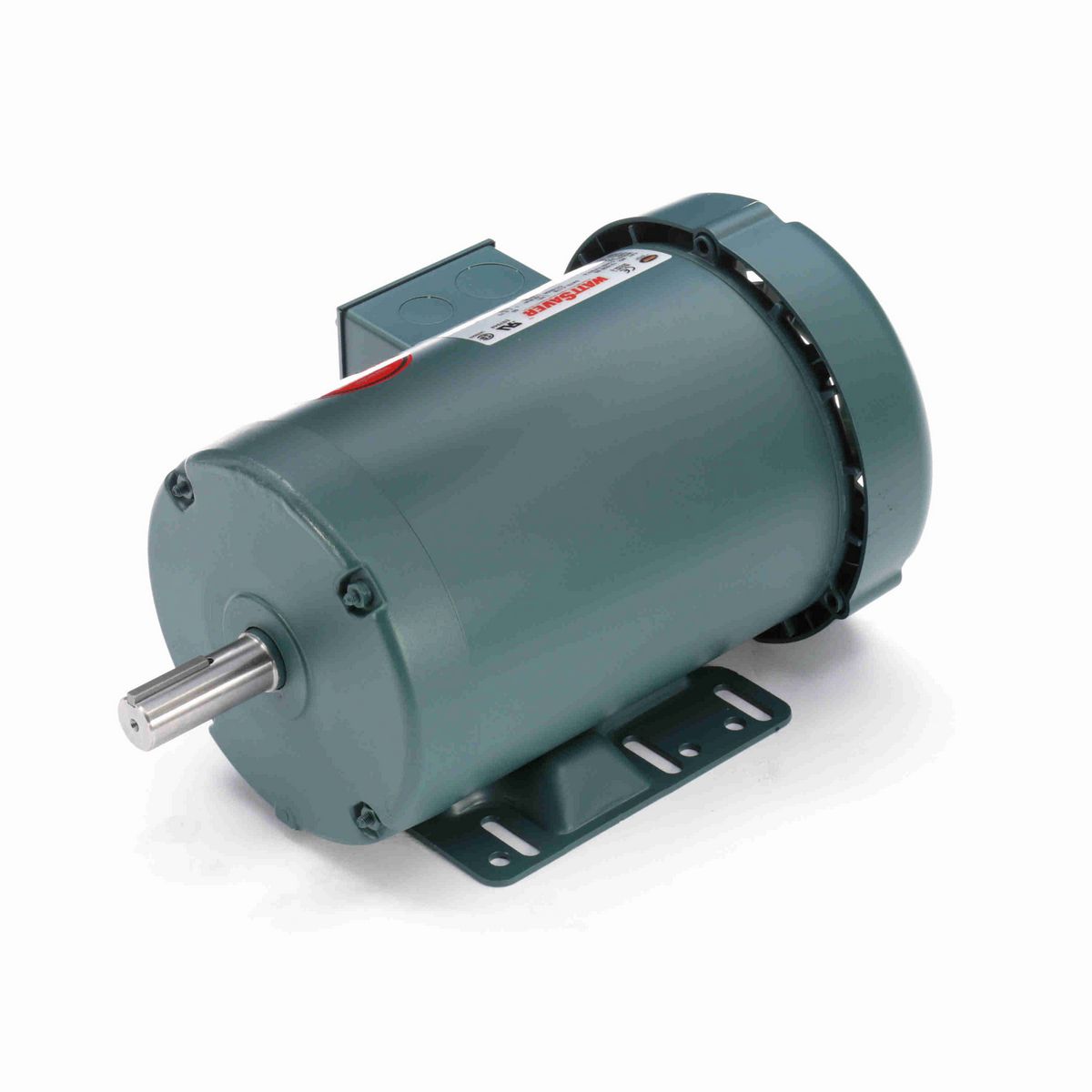 LEESON Special Voltage Motor, 1 HP, 3 Ph, 60 Hz, 575 V, 1200 RPM, 145T Frame, TEFC - 121938.00