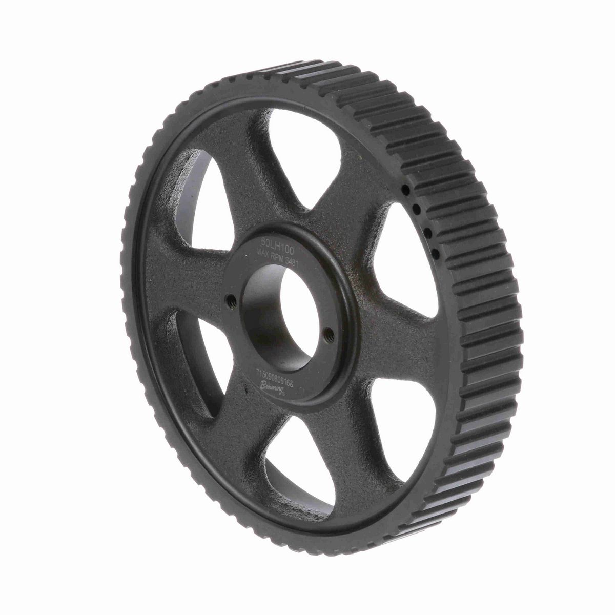 Browning Steel Bushed Bore Gearbelt Pulley - 60LH100