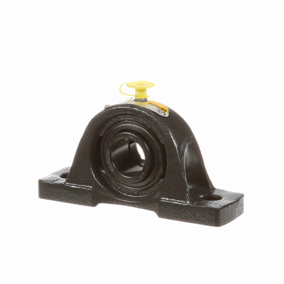 Sealmaster Mounted Cast Iron Two Bolt Pillow Block Ball Bearing - 52100 Bearing Steel, Black Oxided - Concentric Lock - Air Handling Housing Fit, Noise Tested - NP-16T CXU