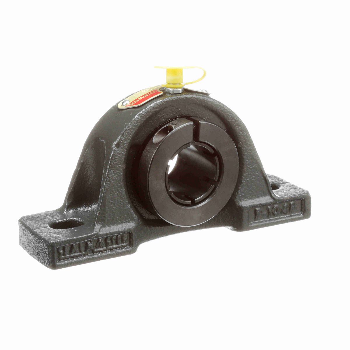Sealmaster Mounted Cast Iron Two Bolt Low Base Pillow Block Ball Bearing - 52100 Bearing Steel, Black Oxided - Concentric Lock - NPL-16TC