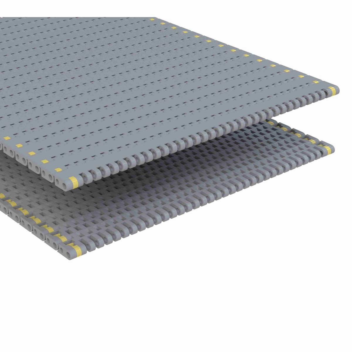 Rexnord 8505 Straight Running Solid Top, Material: Silver Platinum Series™ X, Width: 12in, Pitch: 0.75in - 10286181