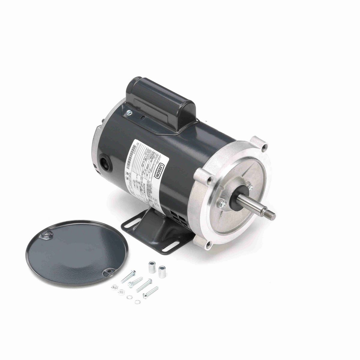 LEESON General Purpose Pump Motor, 0.75 HP, 1 Ph, 60 Hz, 115/208-230 V, 3600 RPM, 56J Frame, DP - J056
