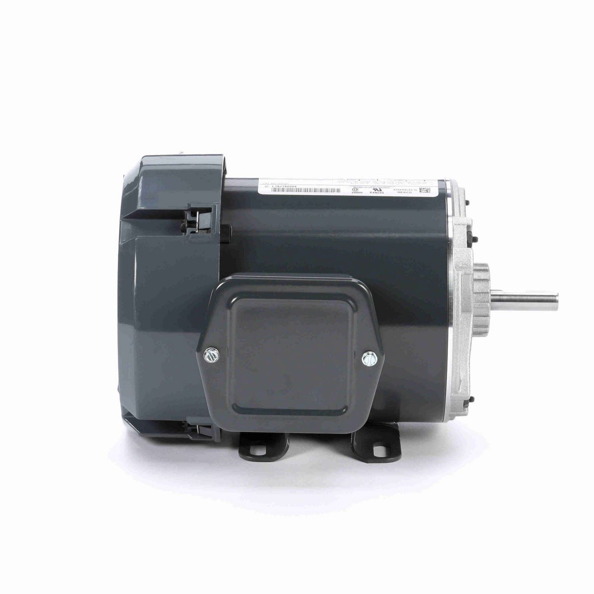 LEESON General Purpose Motor, 0.25 HP, 1 Ph, 60 Hz, 115 V, 1800 RPM, 48 Frame, TEFC - HG121
