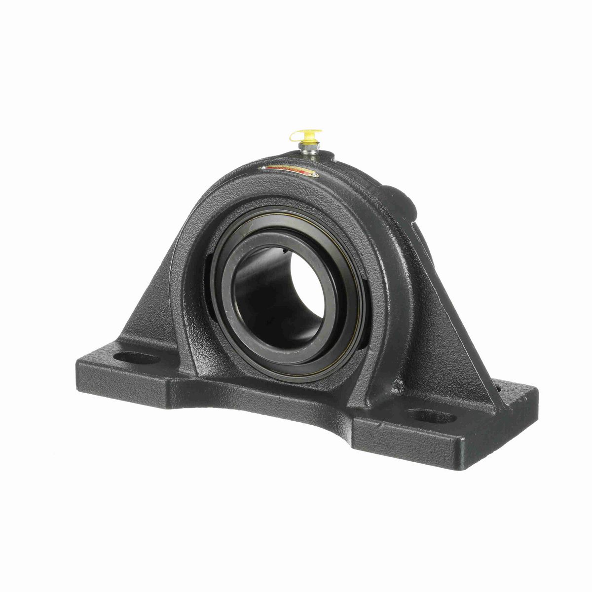 Sealmaster Mounted Cast Iron Four Bolt Pillow Block Ball Bearing - 52100 Bearing Steel, Black Oxided - Setscrew Lock - MFP-47