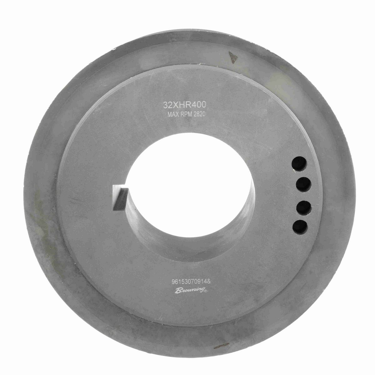 Browning Steel Bushed Bore Gearbelt Pulley - 32XHR400