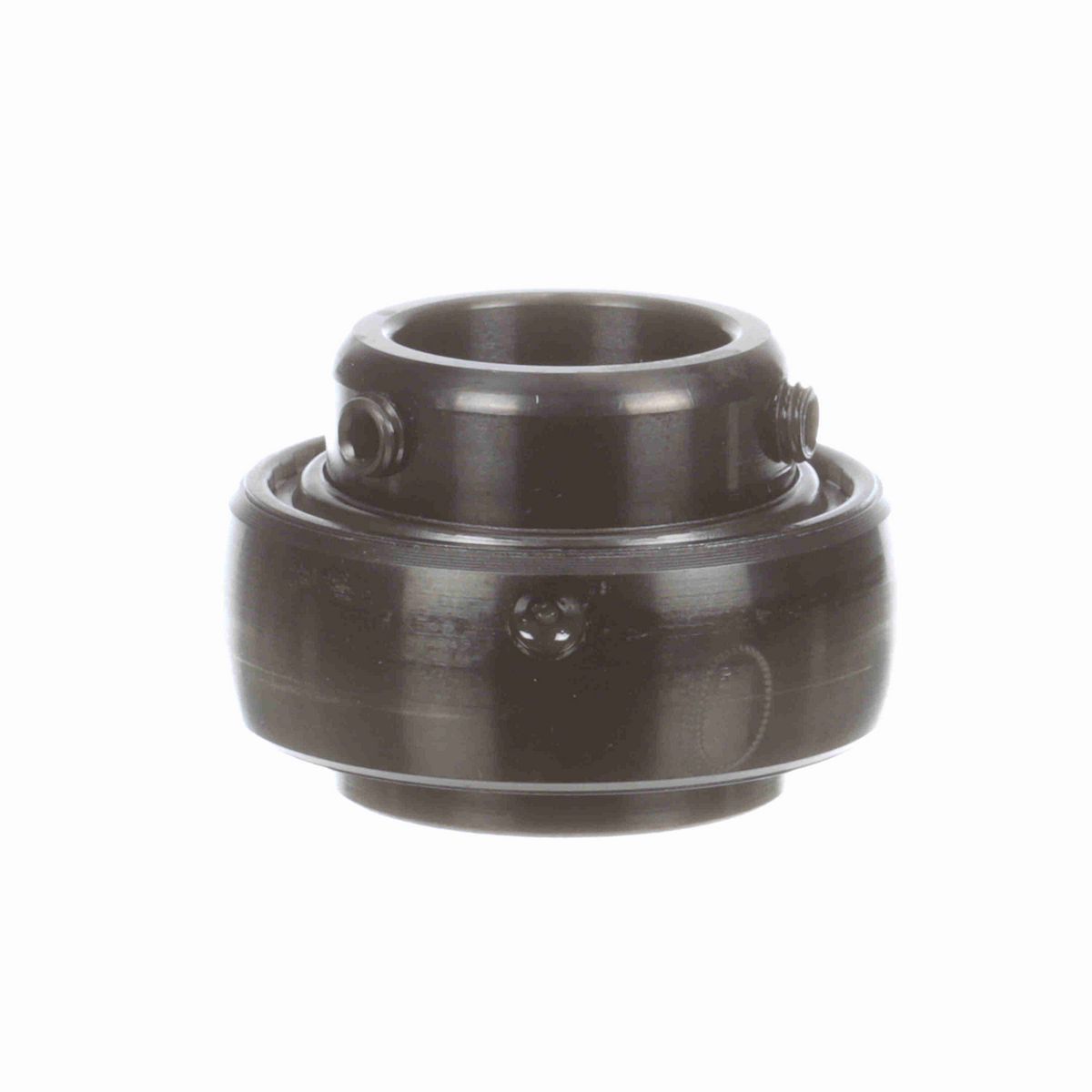Sealmaster Mounted Insert Only Ball Bearing - 52100 Bearing Steel, Black Oxided - Setscrew Lock - 5205C