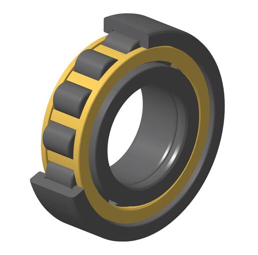 Однорядный цилиндрический роликоподшипник NTN NUP332EG1C3