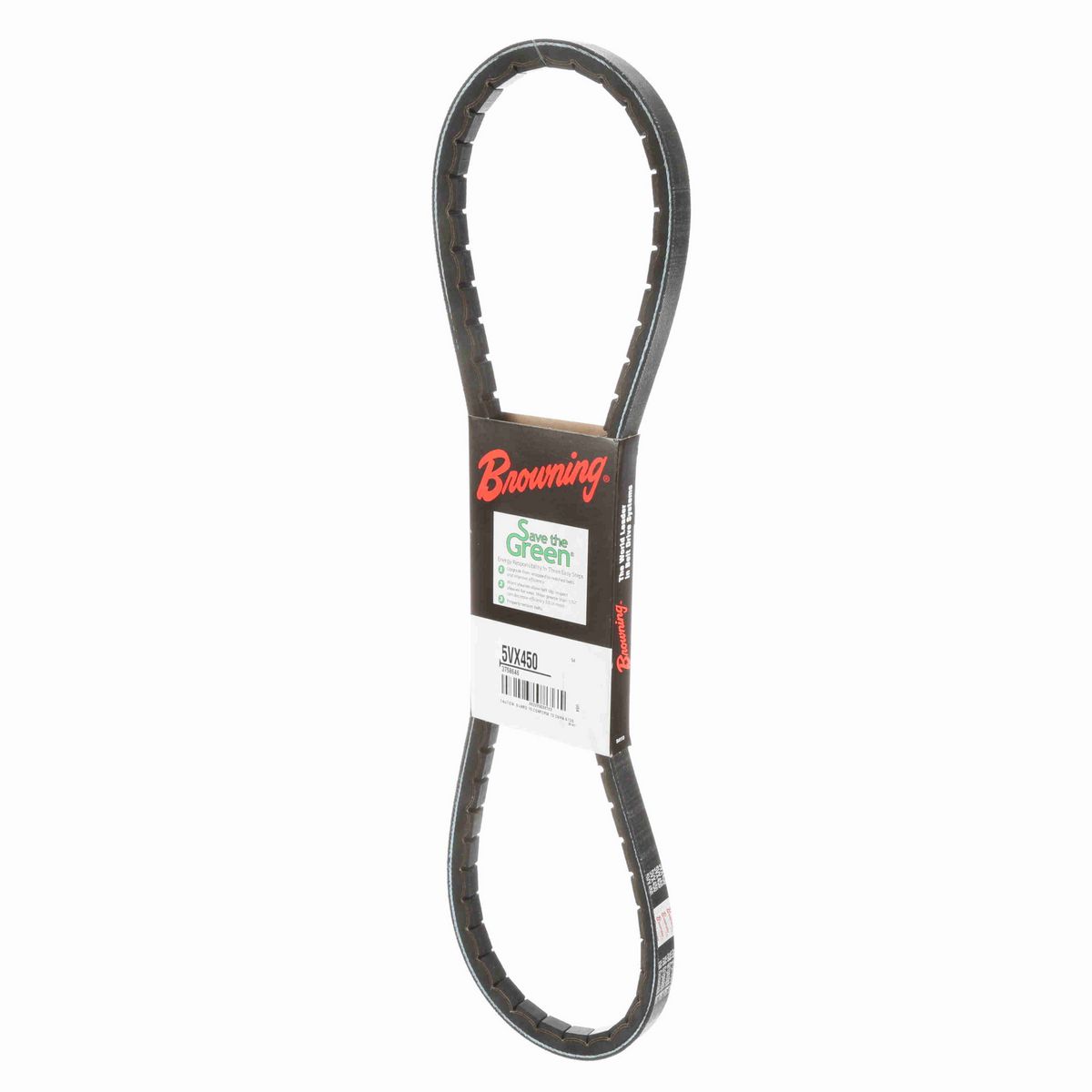 Browning EPDM Notched Belt 98% Efficient - 5VX450
