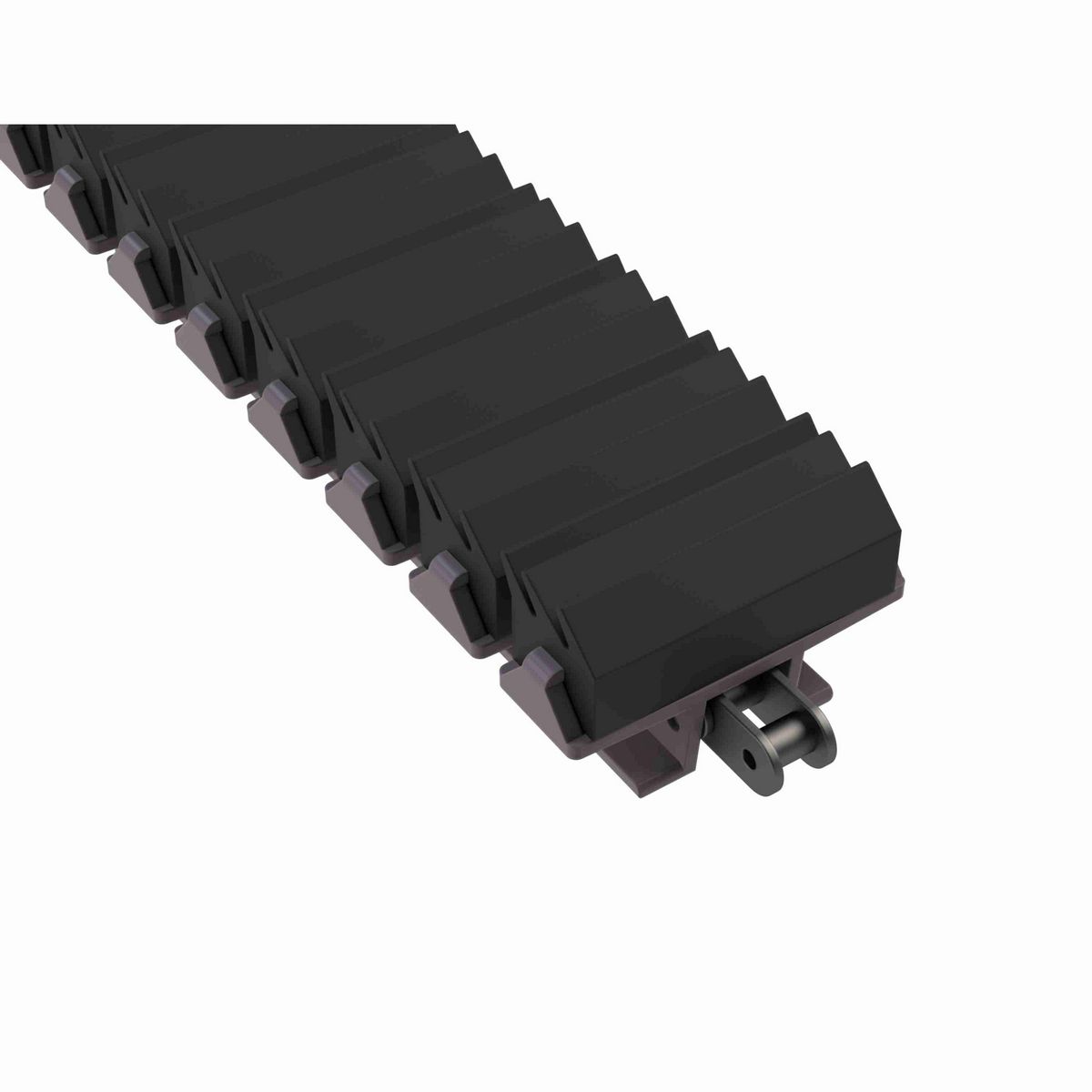 Rexnord 1873TAB SideGrip™ Side-flexing, Material: Brown High Performance, Width: 3.75in, Pitch: 1.5in - 81440051