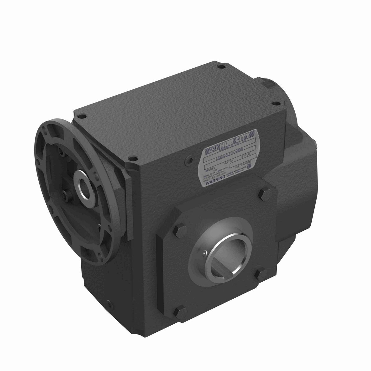 Hub City HERA Gear Reducer HERA Cast Iron Helical-Hypoid Reducer - HERA55ES 30.14 143TC 1.938