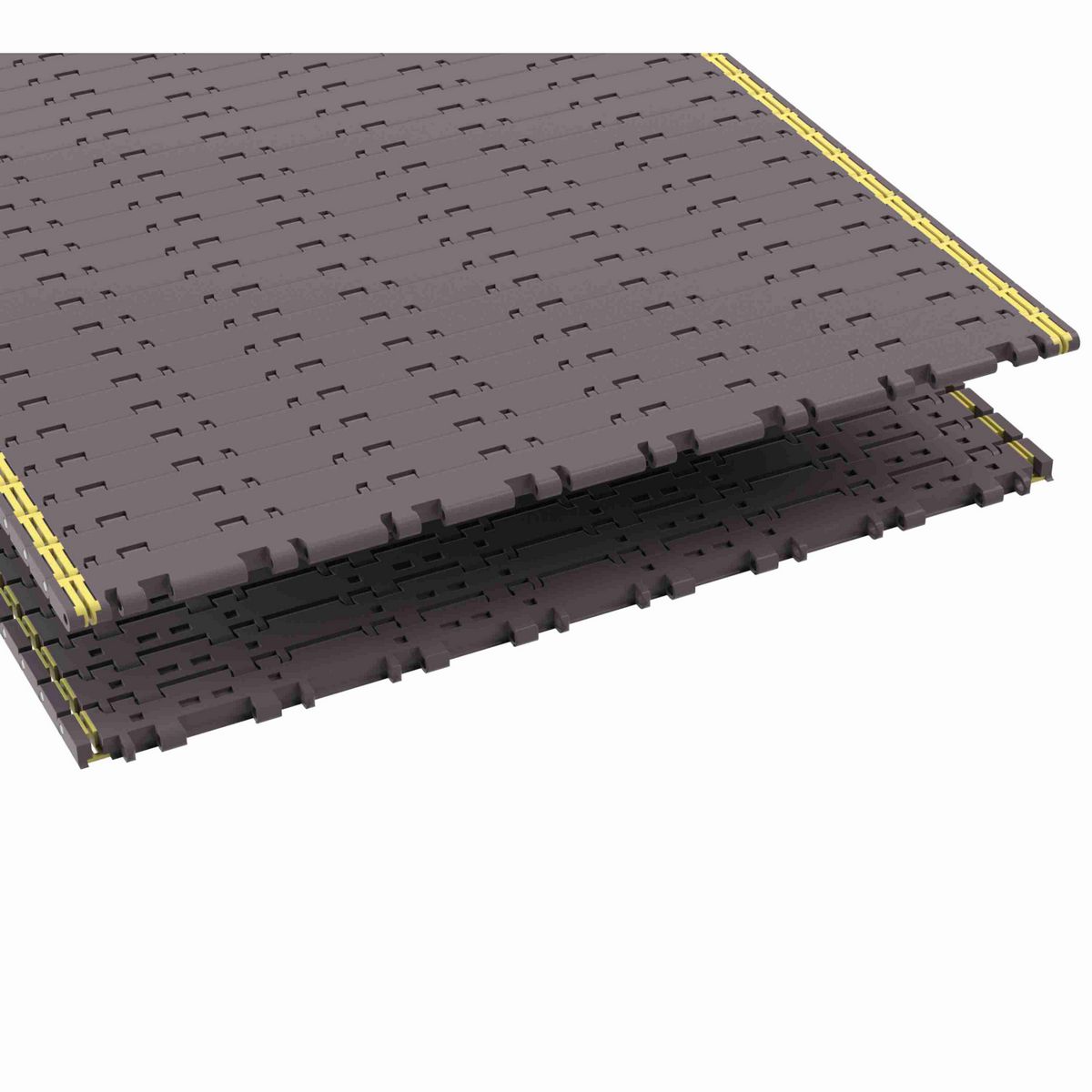 Rexnord 7956NT Side-flexing Flush Grid, Material: Brown High Performance, Width: 24in, Pitch: 1.25in - 10464497