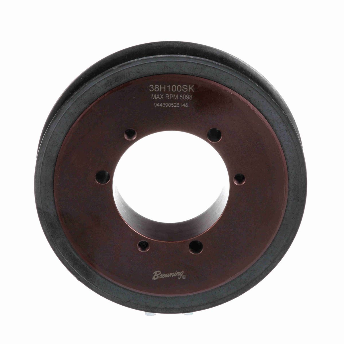 Browning Steel Bushed Bore Gearbelt Pulley - 38H100SK