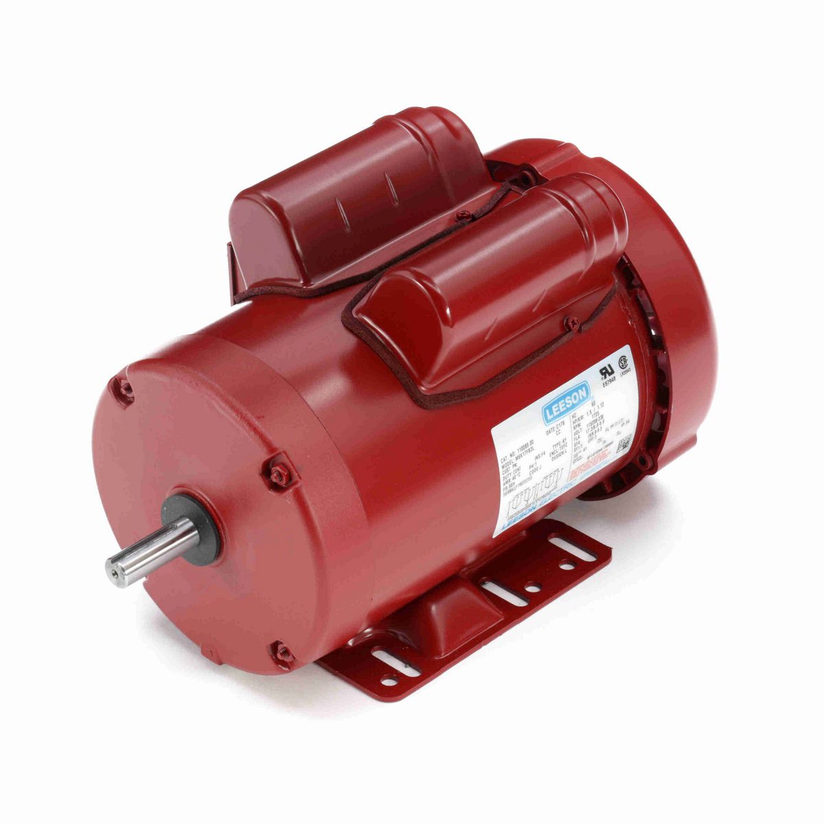 LEESON Agricultural Motor, 1.50 HP, 1 Ph, 60 Hz, 115/230 V, 1800 RPM, 56H Frame, TEFC - 110089.00