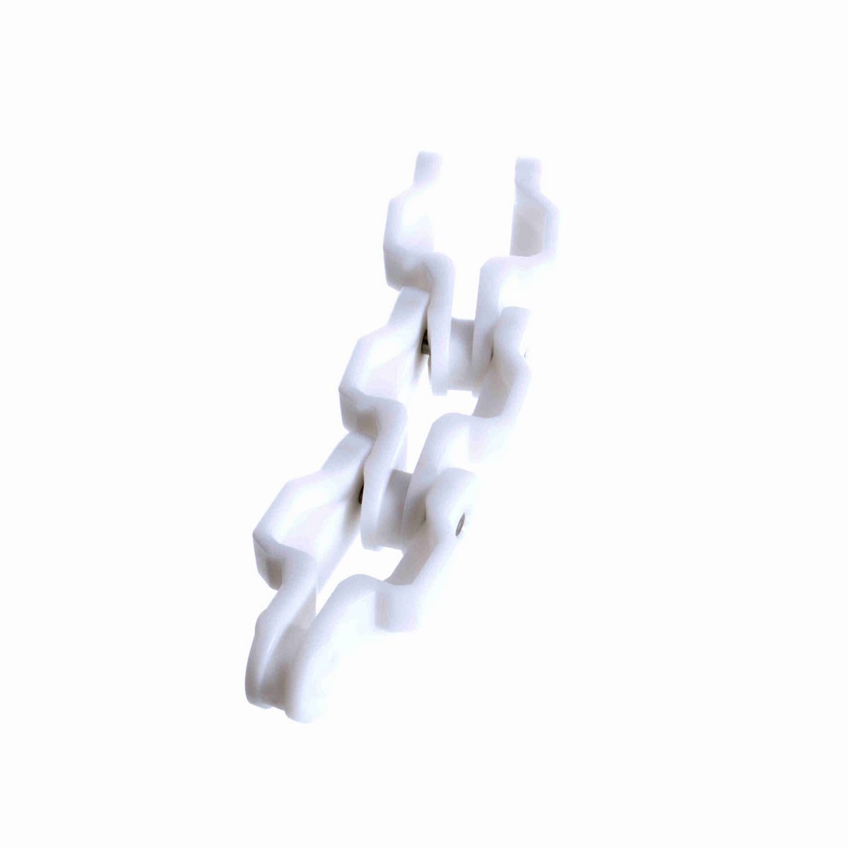 System Plast 1400TAB Side-flexing Solid Top, Material: White Low Friction, Width: 65.5mm, Pitch: 3.25in - LFW1400TAB