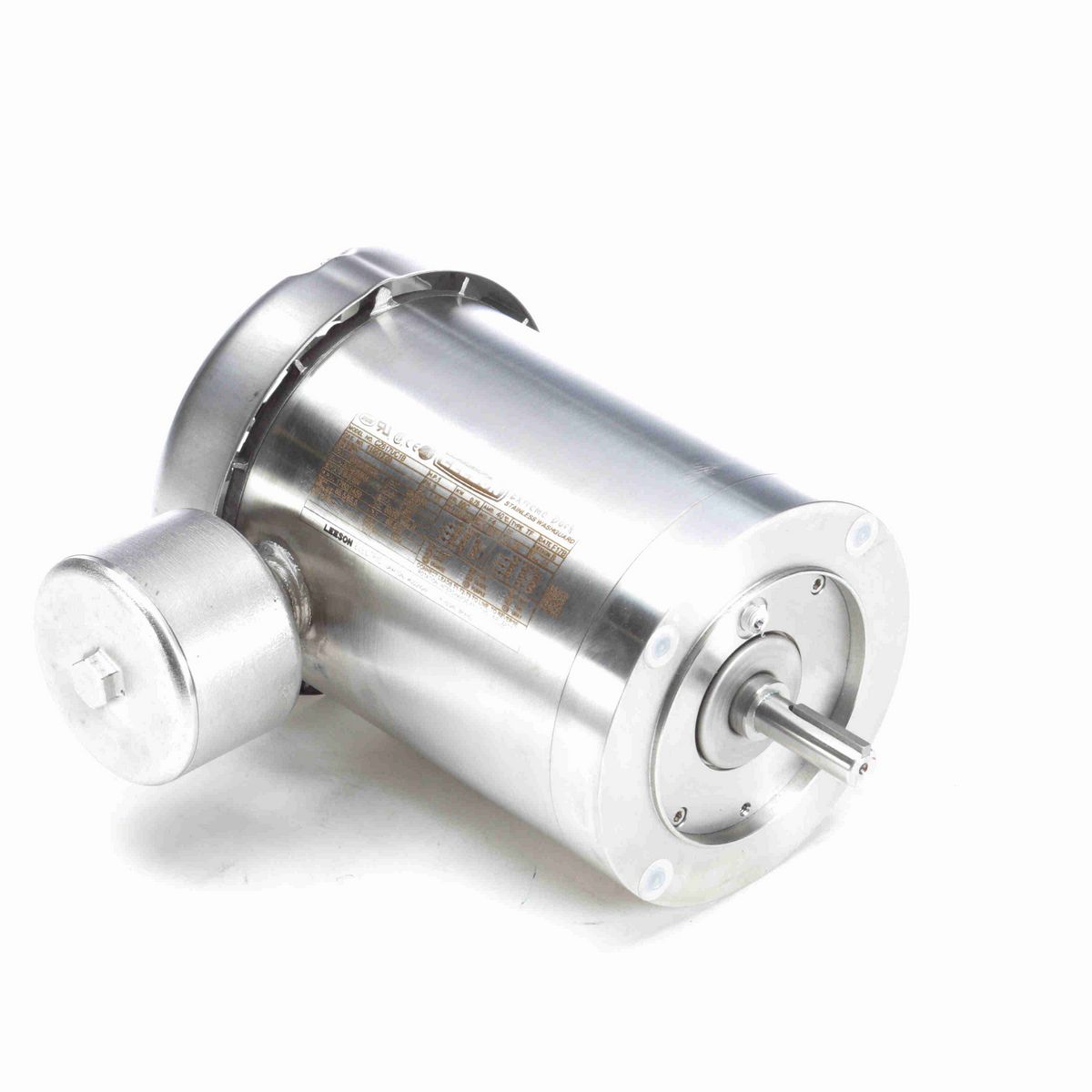 LEESON Extreme Duck® Ultra General Purpose Motor, 1 & 1 HP, 3 Ph, 60 & 50 Hz, 230/460 & 190/380 V, 1800 & 1500 RPM, 56C Frame, TEFC - 119512.00