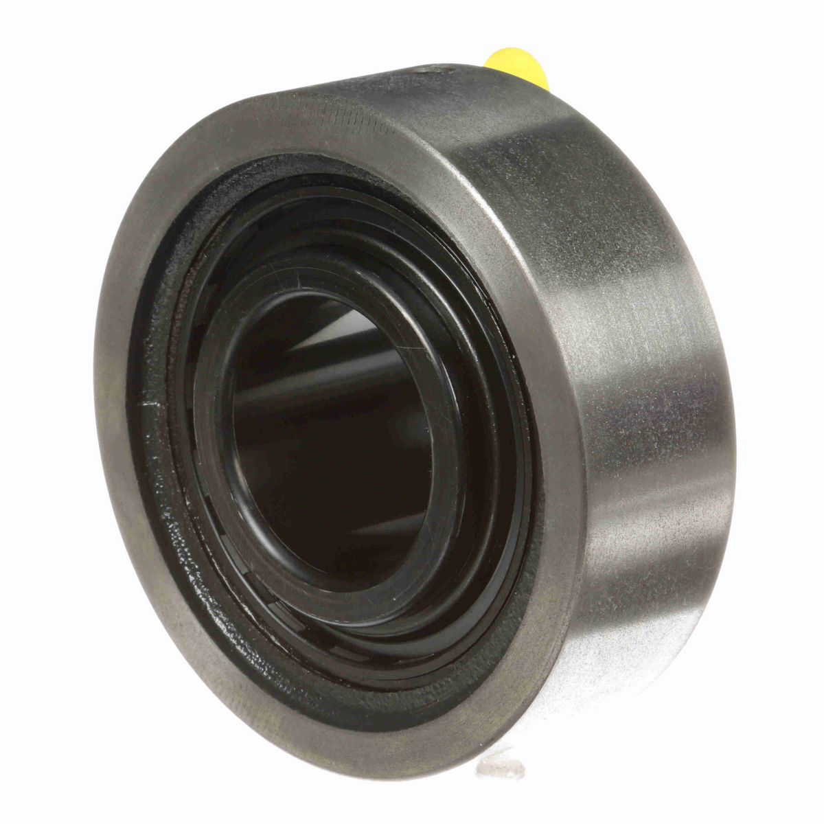 Sealmaster Mounted Cast Iron Cylindrical Cartridge Ball Bearing - 52100 Bearing Steel, Black Oxided - Setscrew Lock - MSC-32C