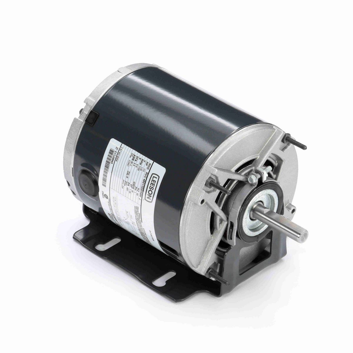 LEESON Fan and Blower Motor, 0.33 HP, 1 Ph, 60 Hz, 277 V, 1800 RPM, 48Z Frame, DP - B607