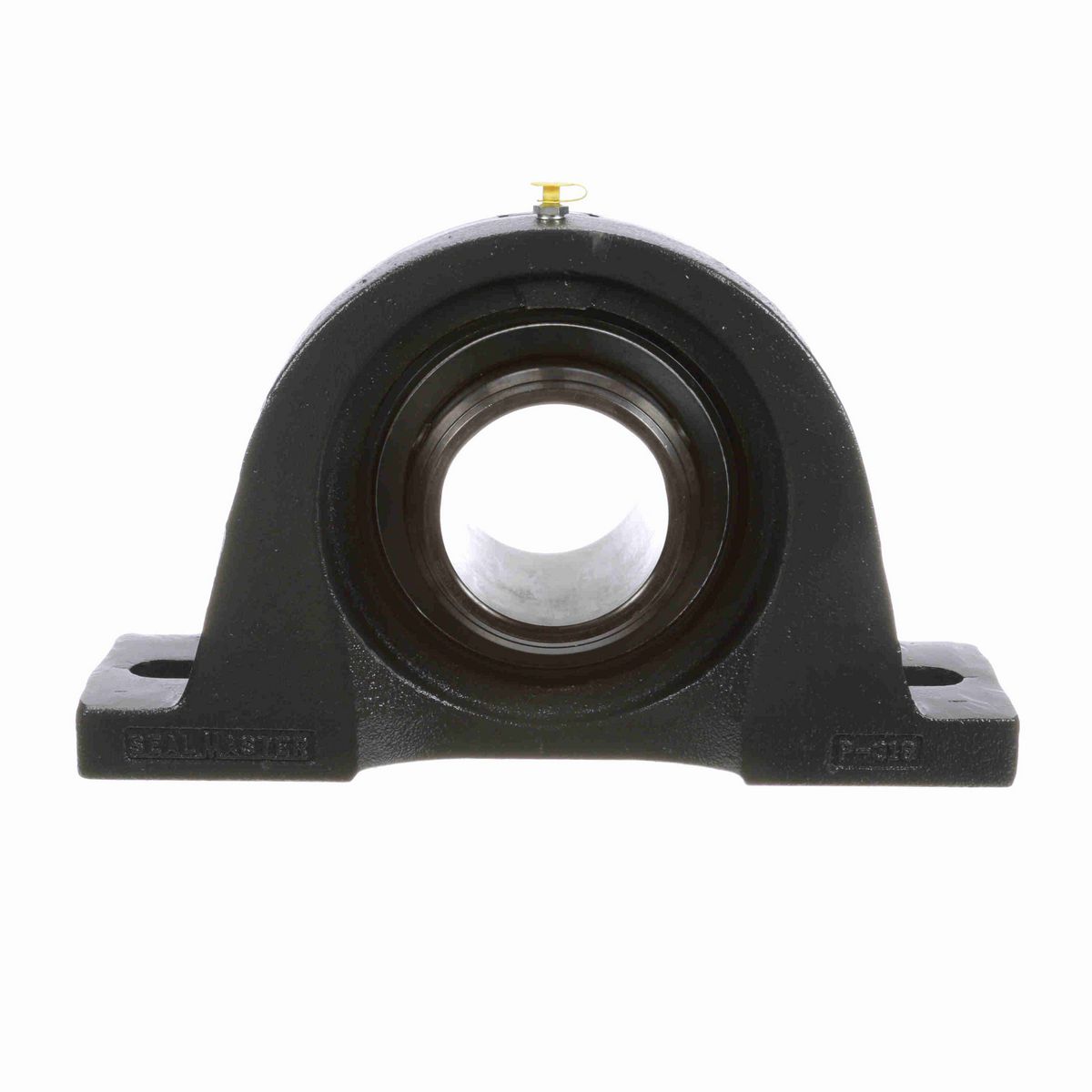 Sealmaster Mounted Cast Iron Two Bolt Pillow Block Ball Bearing - 52100 Bearing Steel, Black Oxided - Double Setscrew Lock - MPD-63