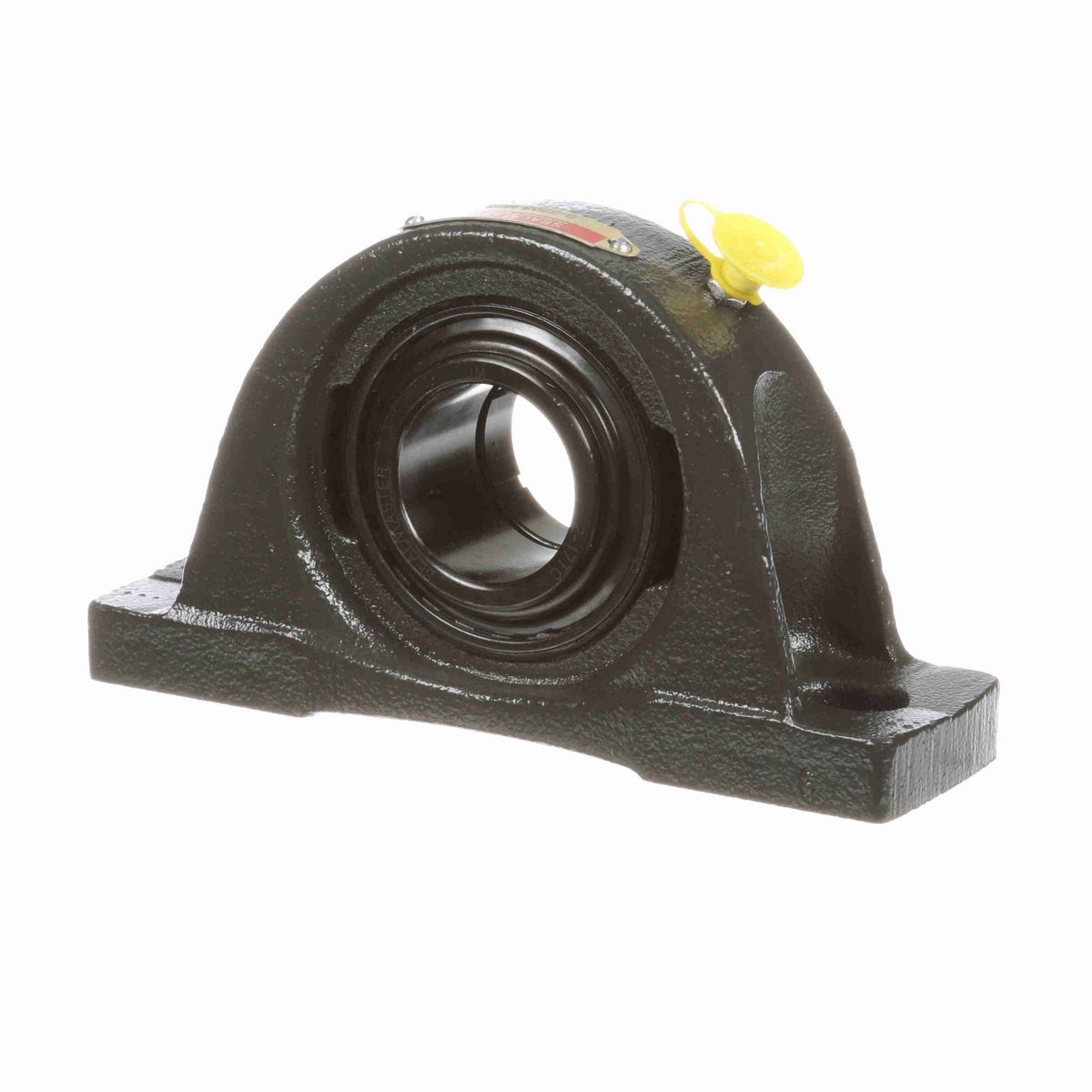 Sealmaster Mounted Cast Iron Two Bolt Pillow Block Ball Bearing - 52100 Bearing Steel, Black Oxided - Lock - S-5205-M23