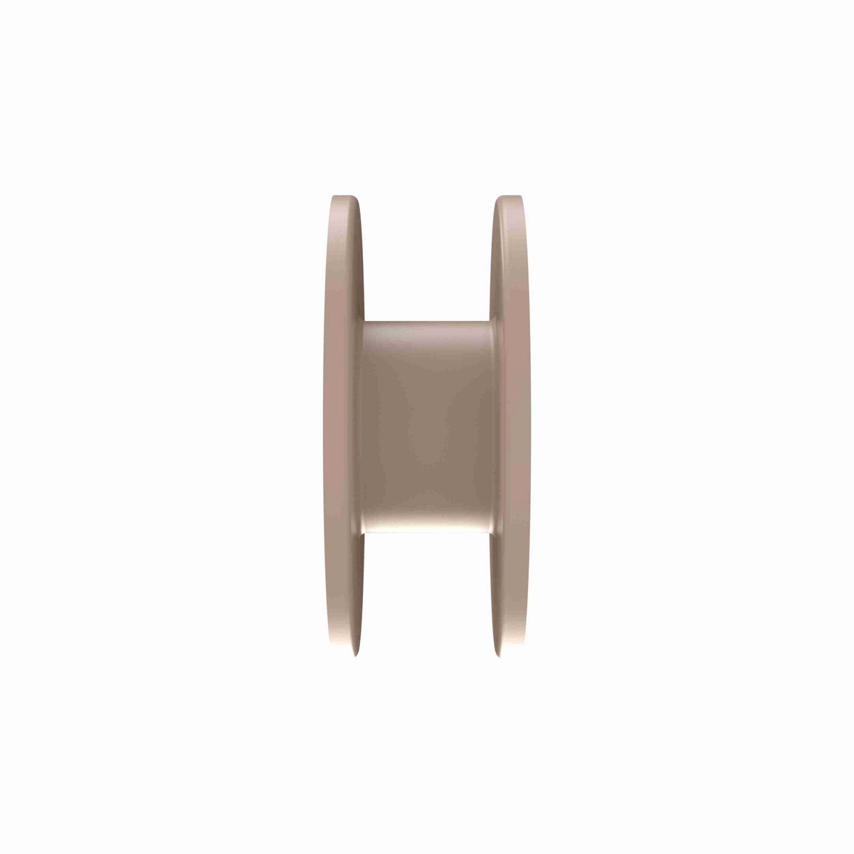 Rexnord 820 Series Split Molded Tan Low Friction Idler Wheel with 25 Teeth and 40mm Round Idler Bore - 101-8255-18