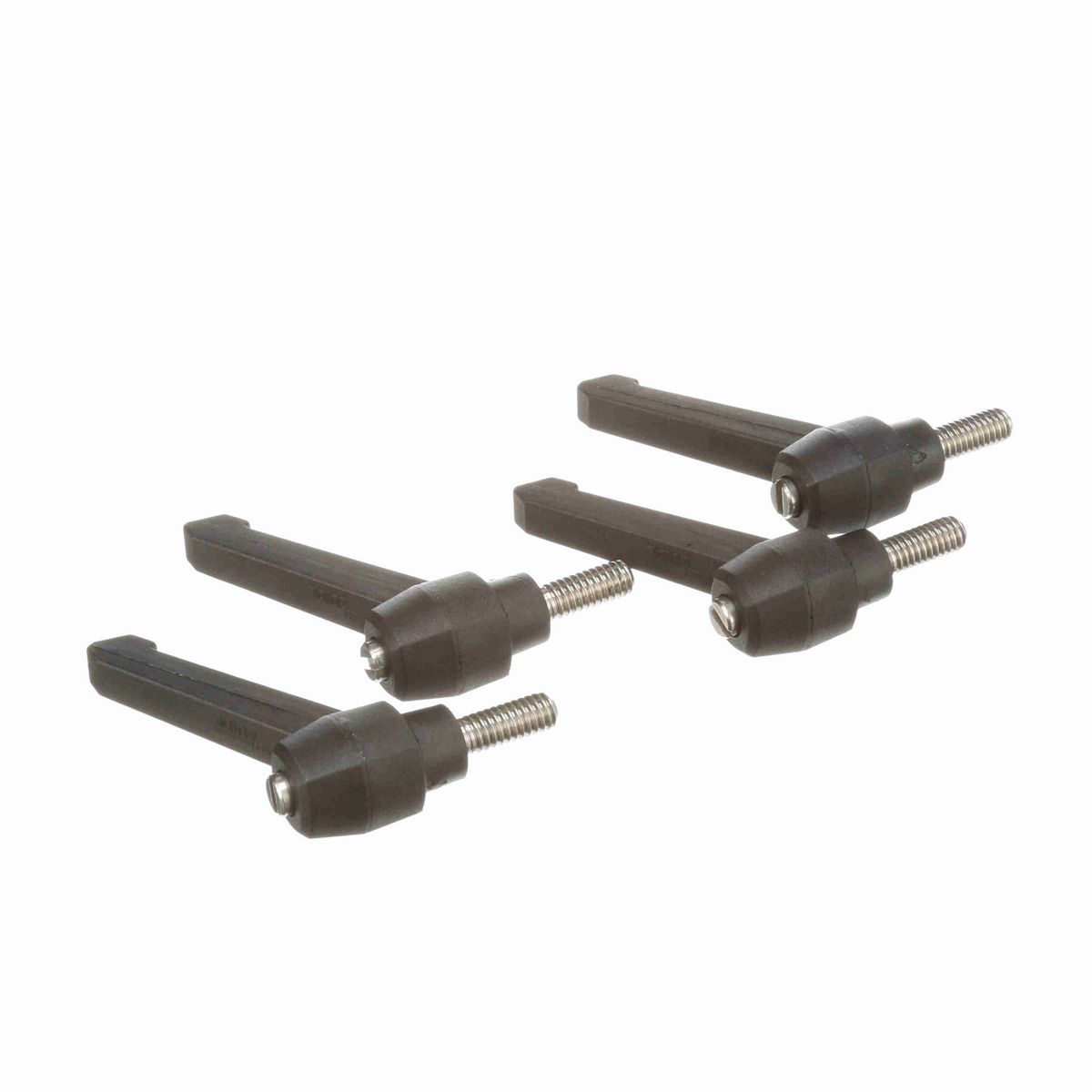 System Plast Ratchet Handle (Male); Thread: 5/16-18, Handle Length: 2.16-in Stud Length: 0.79-in, Color: Black - RH-20-BK-MS51618-20