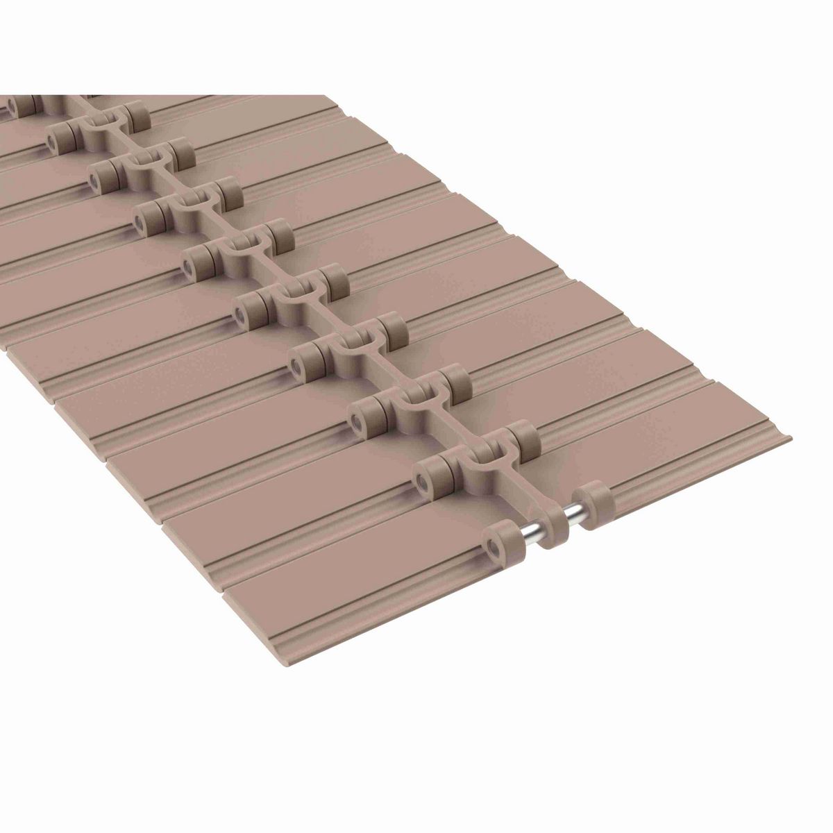 Rexnord 831 Straight Running Solid Top, Material: Tan Low Friction, Width: 7.5in, Pitch: 1.5in - LF831K7-1/2