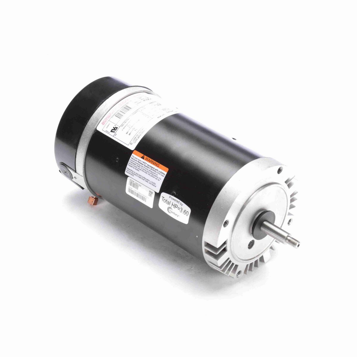 Century Pool Pump Motor, 3.0 HP, 1 Ph, 60 Hz, 208-230 V, 3600 RPM, R56J Frame, DP - USN1302