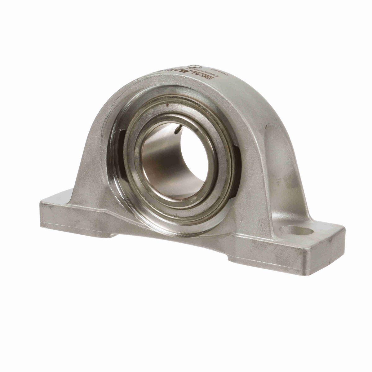 Sealmaster Mounted Stainless Steel Two Bolt Pillow Block Ball Bearing - 52100 Bearing Steel, Phosphorus Nickel Coated - Setscrew Lock - Corrosion Resistant - Reduced Maintenance - Lubed for Life - CRPS-PN31 RMW