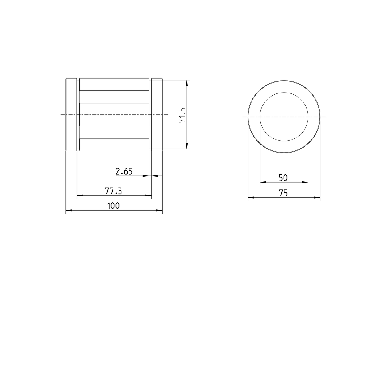 Суперлинейная втулка Bosch Rexroth KBA-50-DD [R067025040]