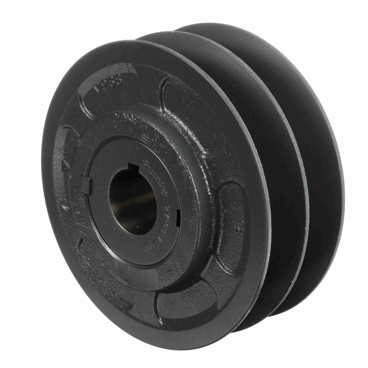 Browning 2 Groove Cast Iron Finish Bore FHP Variable Pitch Sheave - 2VP68X 1 3/8